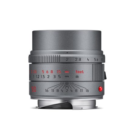 Leica APO-Summicron-M 50mm F2.0 lens, metal gray paint finish