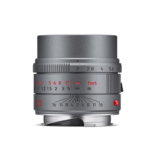   Leica APO-Summicron-M 50mm F2.0 lens, metal gray paint finish