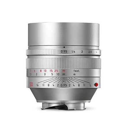 Leica Noctilux-M 50mm F0.95 Asph. lens, silver