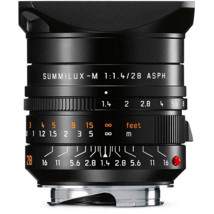 Leica Summilux-M 28mm F1.4 Asph. lens, black