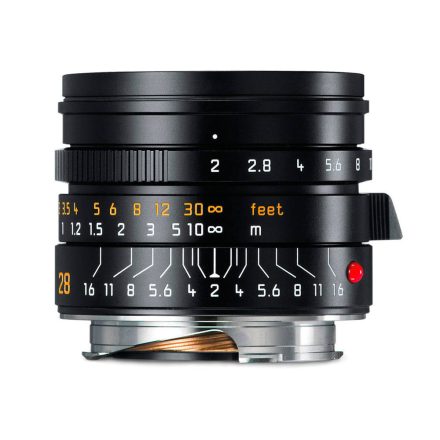Leica Summicron-M 28mm F2.0 Asph. fekete objektív