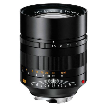 Leica Summilux-M 90mm F1.5 Asph. lens, black