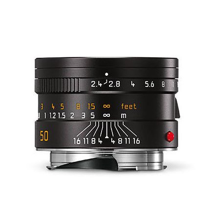 Leica Summarit-M 50mm F2.4 Asph. lens, black