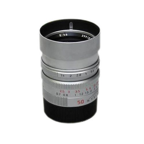 Leica Summilux-M 50mm F1.4 Asph. lens, silver-chrome