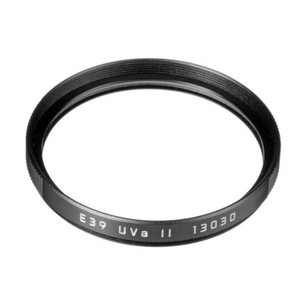 Leica E39 UVa II filter, black