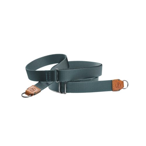 Leica D-Lux 8 carrying strap,  cognac – petrol