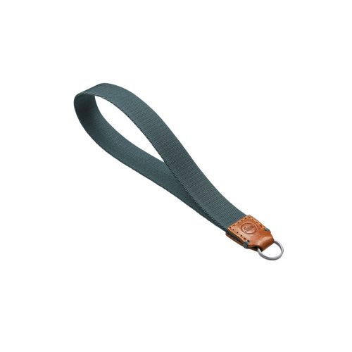 Leica D-Lux 8 wrist strap, cognac – petrol