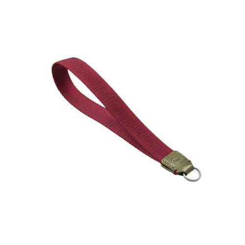 Leica D-Lux 8 wrist strap, olive – burgundy