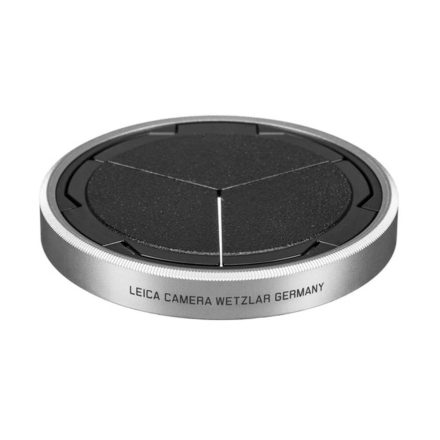 Leica auto lens cap for D-Lux camera, silver-black