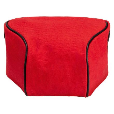 Leica pouch canvas, red
