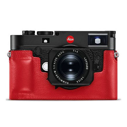 Leica M10 leather protector, red