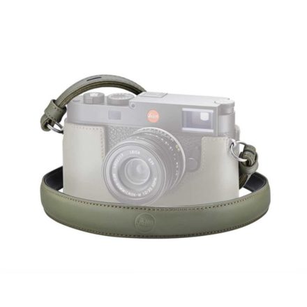 Leica neck strap for M / CL / Q / D-Lux  cameras, olive green